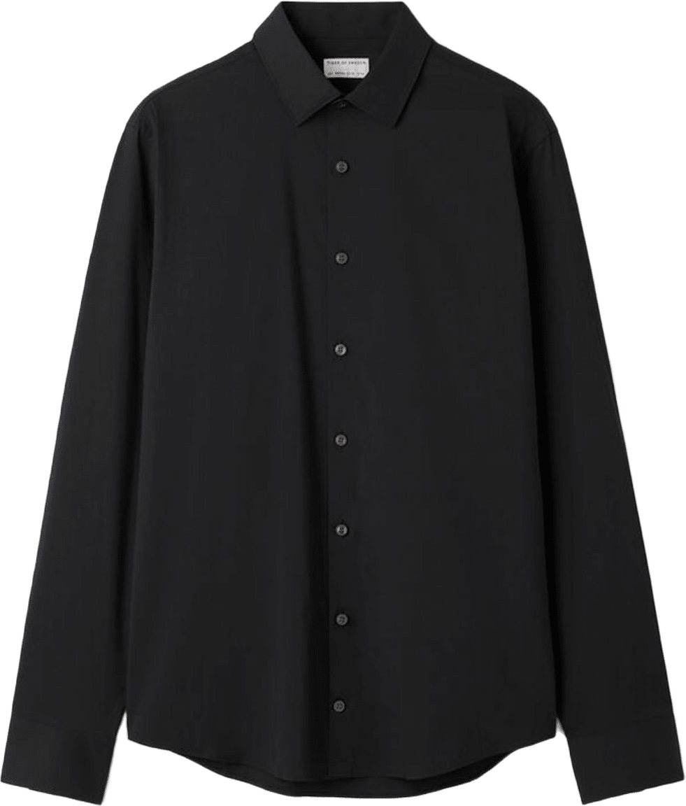 Filbrodie Shirt Stand-Up Collar, från Tiger of Sweden, i färgen Black.