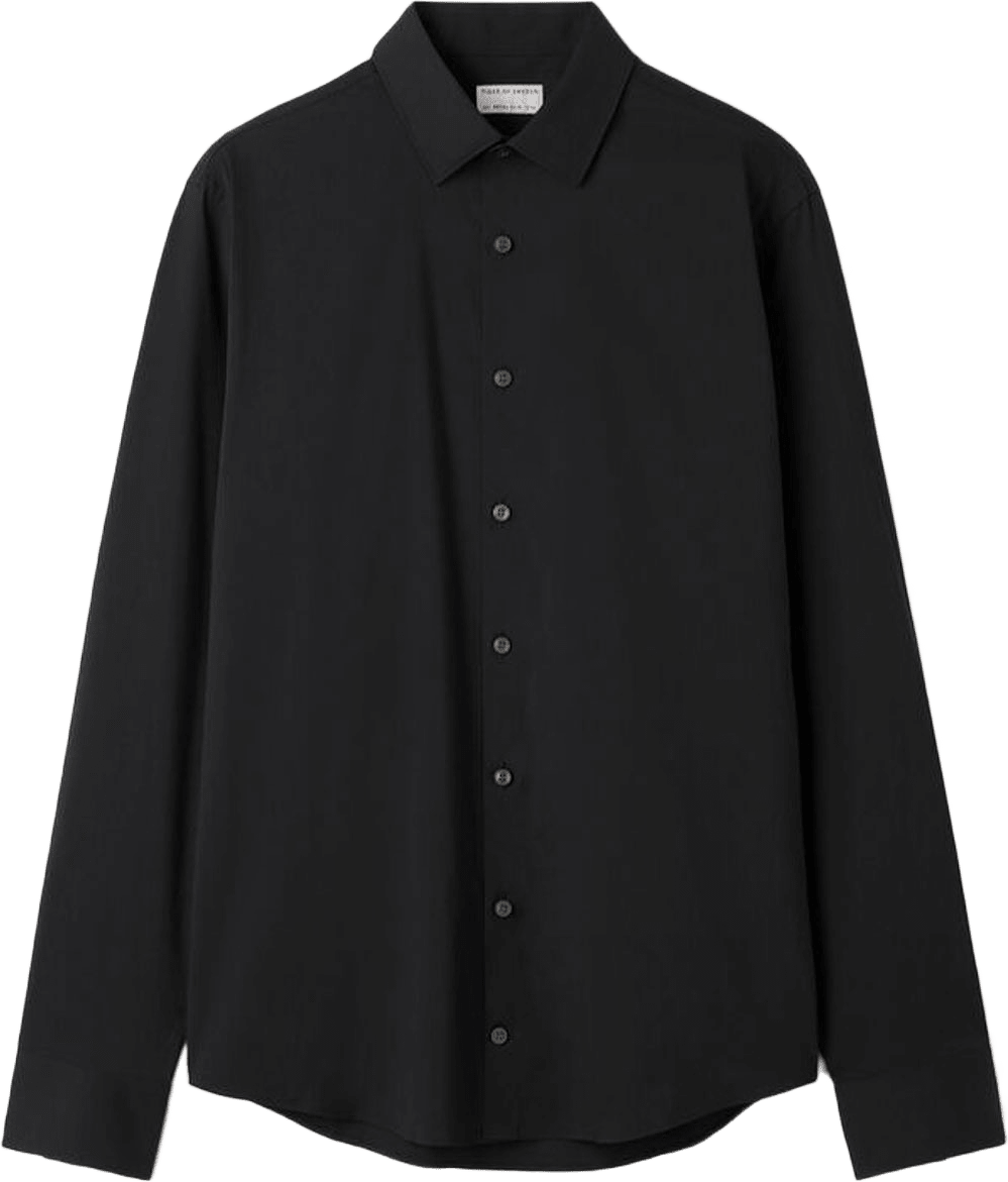 Filbrodie Shirt Stand-Up Collar, från Tiger of Sweden, i färgen Black.