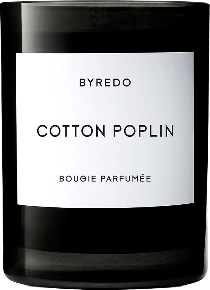 Cotton Poplin Candle 240g, från BYREDO.