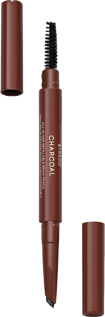 All-In-One Brow Pencil, från BYREDO, i färgen Charcoal 04 + Refill.