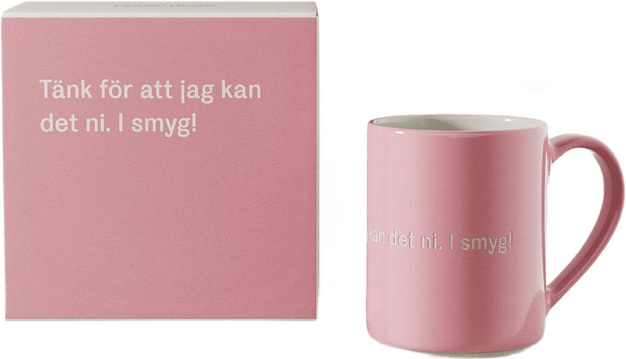 Astrid Lindgren Mugg - Tänk för att jag kan det ni! I smyg!