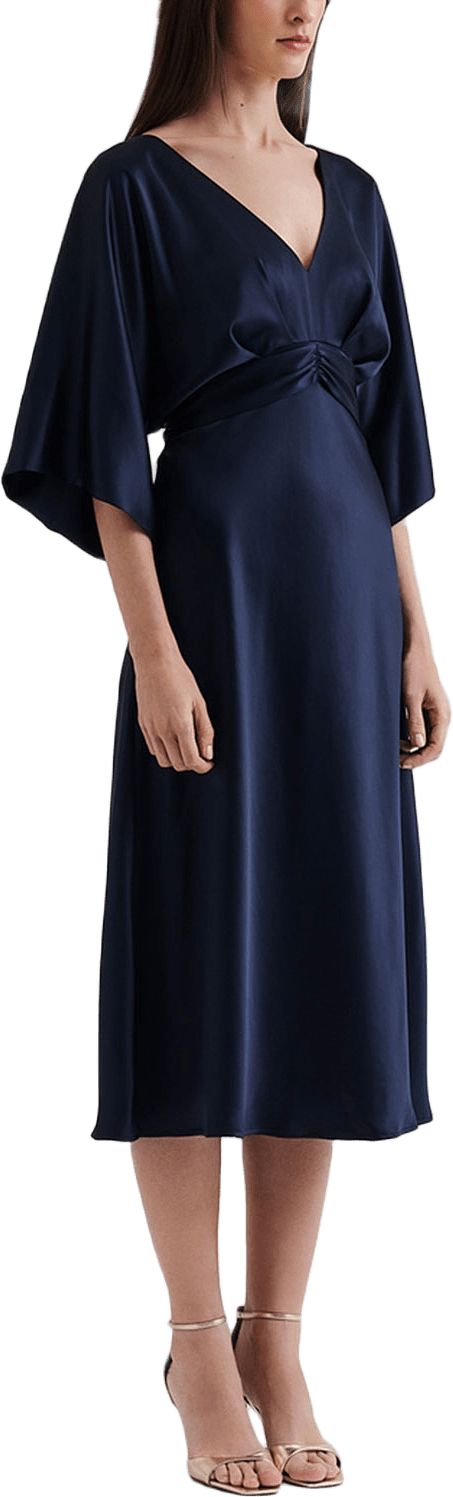 Juno Dress, från Malina, i färgen Dark Blue.