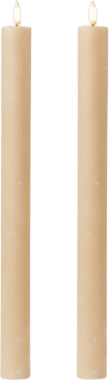 Luna Led-konljus 2 St, från Led Nordic, i färgen Beige.