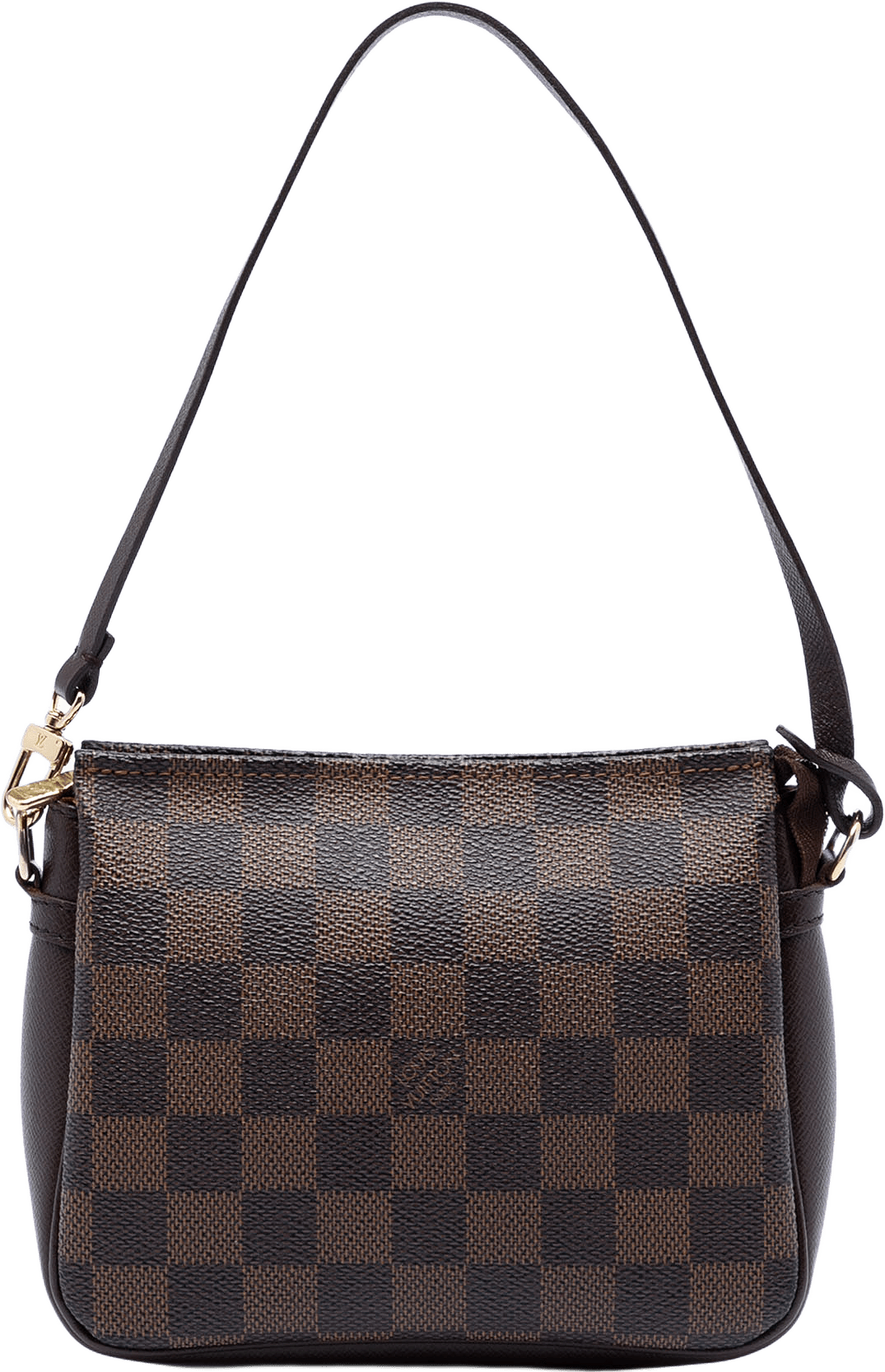 Louis Vuitton Damier Ebene Trousse Pochette, från Luxclusif, i färgen brown.