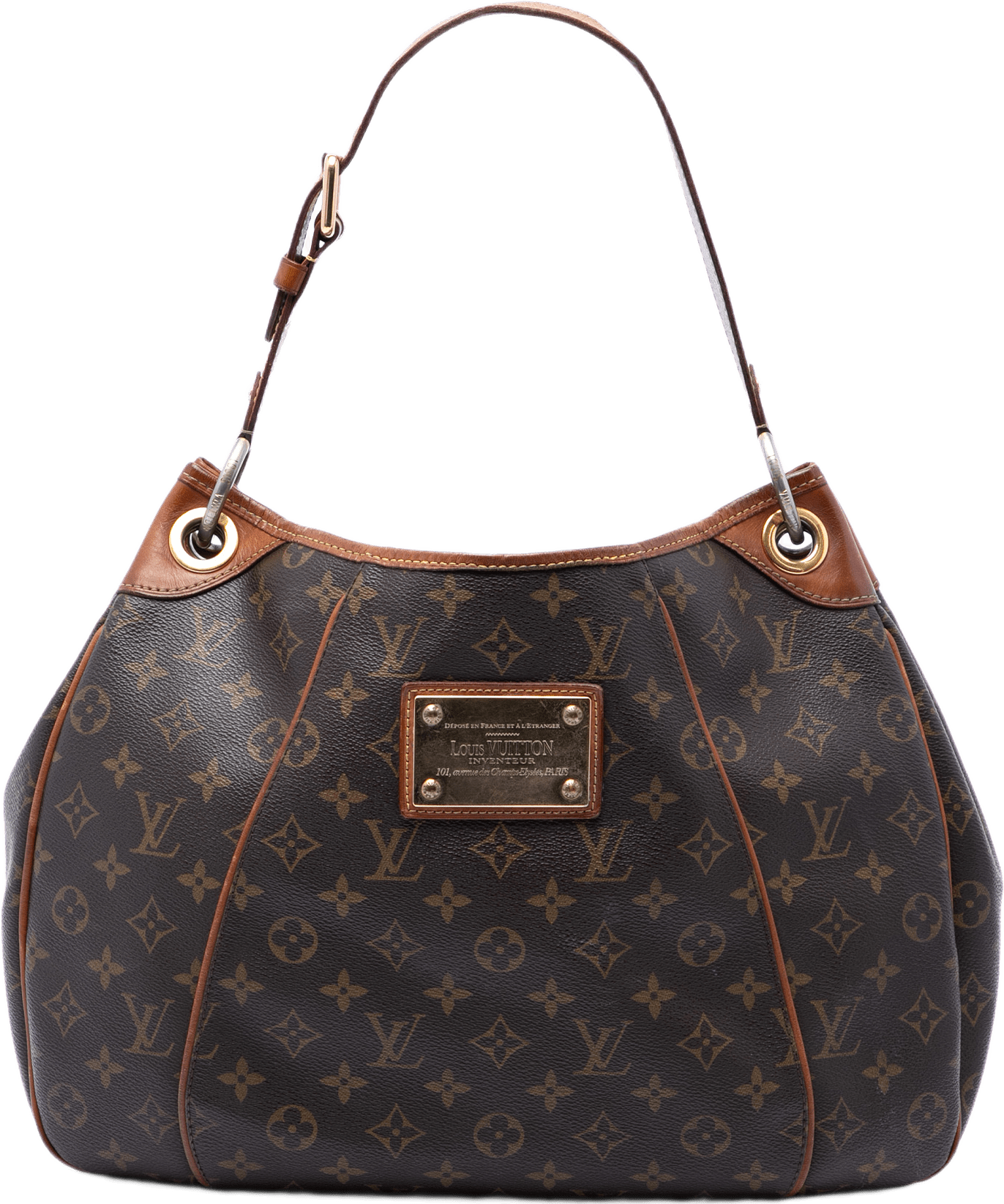 Louis Vuitton Monogram Galliera Pm, från Luxclusif, i färgen brun.