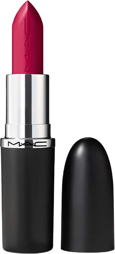 Macximal Sleek Satin Lipstick, från MAC Cosmetics, i färgen Maraschino, Much?.