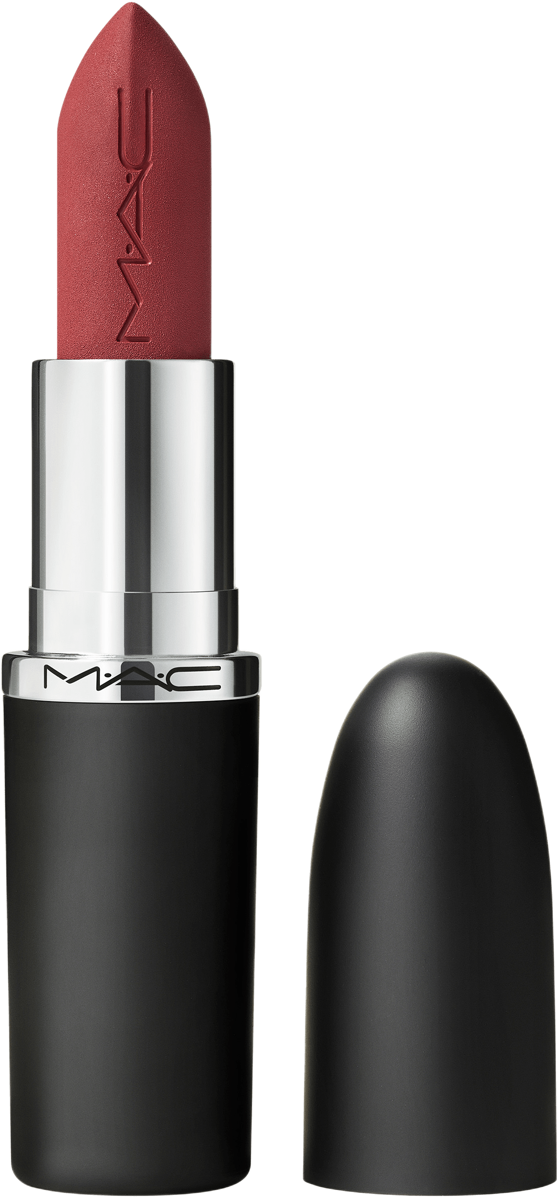 Macximal Silky Matte Lipstick, från MAC Cosmetics, i färgen Verve Swerve.
