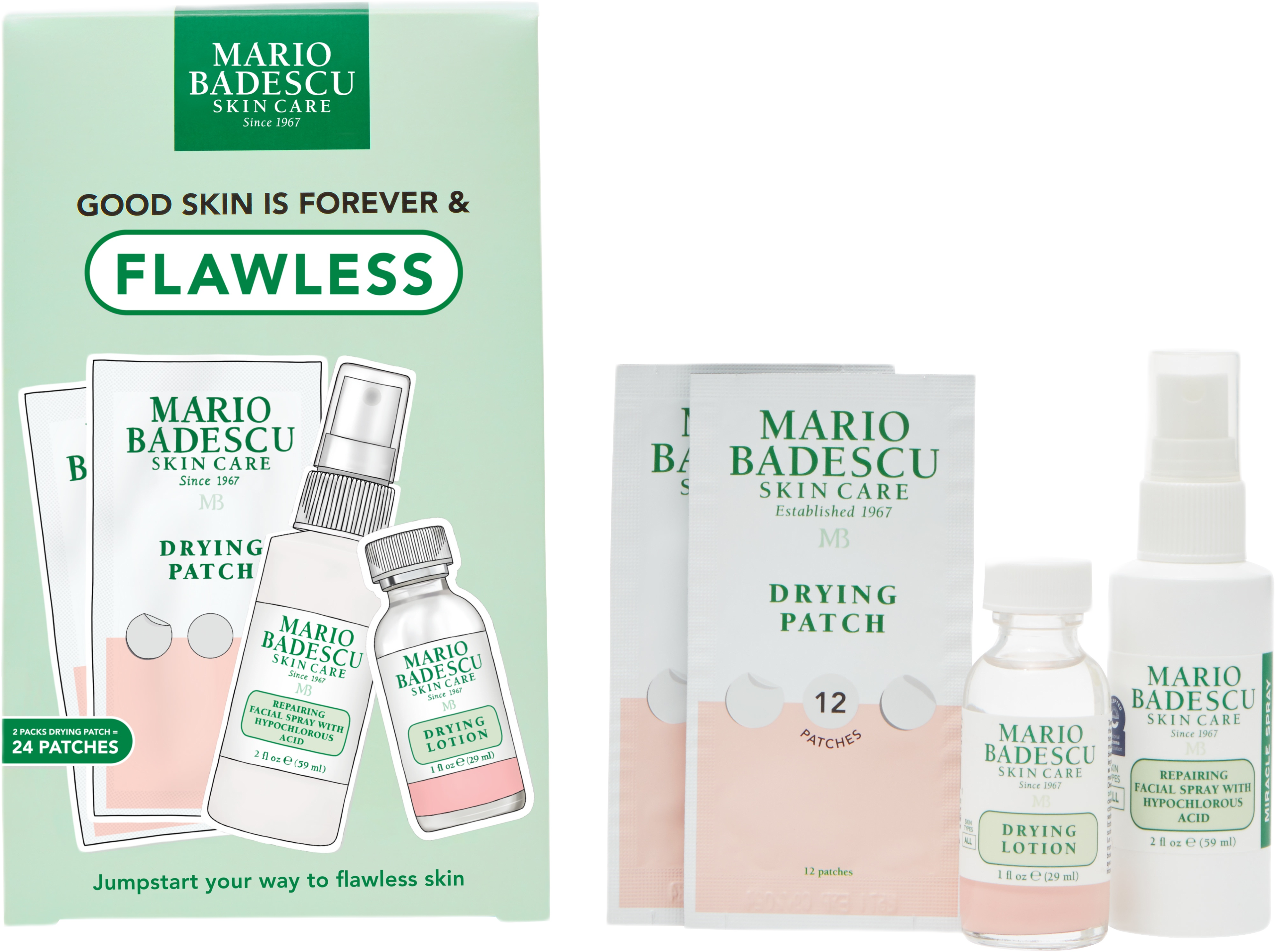 Good Skin Is Forever & Flawless Kit, från Mario Badescu.