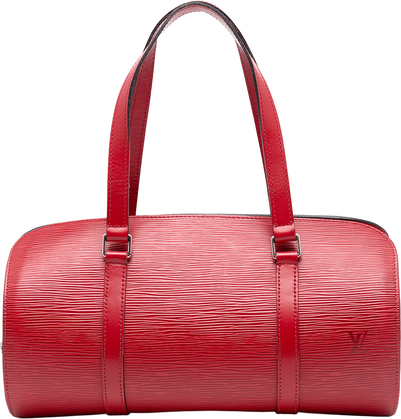 Louis Vuitton Epi Soufflot, från Luxclusif, i färgen red.