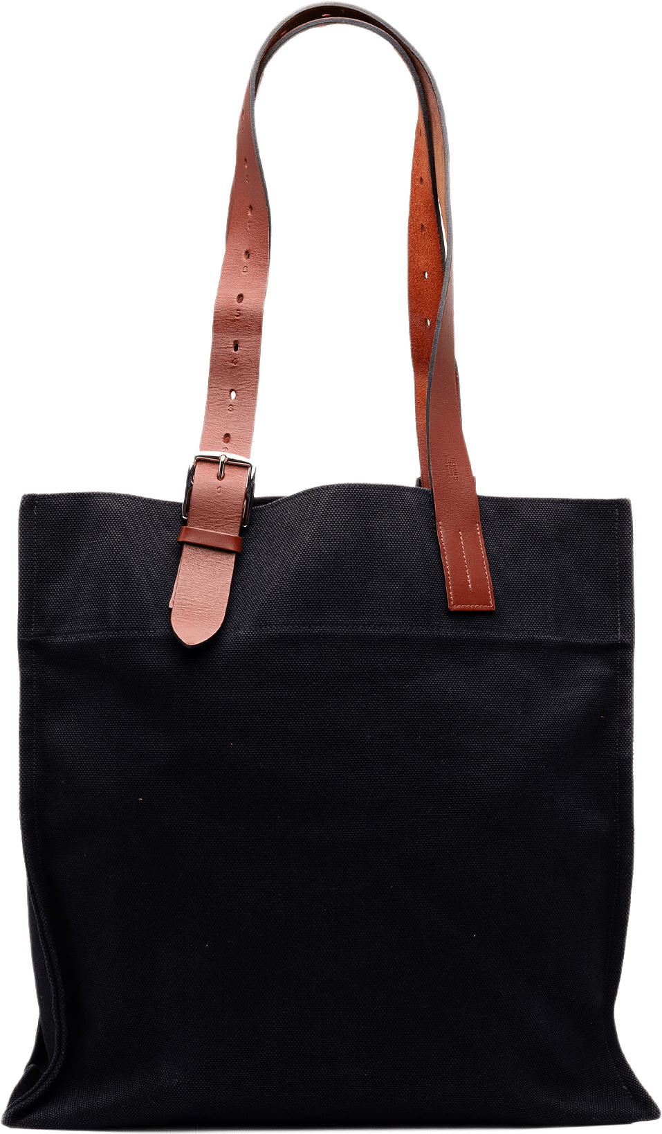 Hermès Toile Etriviere Shopping Tote, från Luxclusif, i färgen blå.