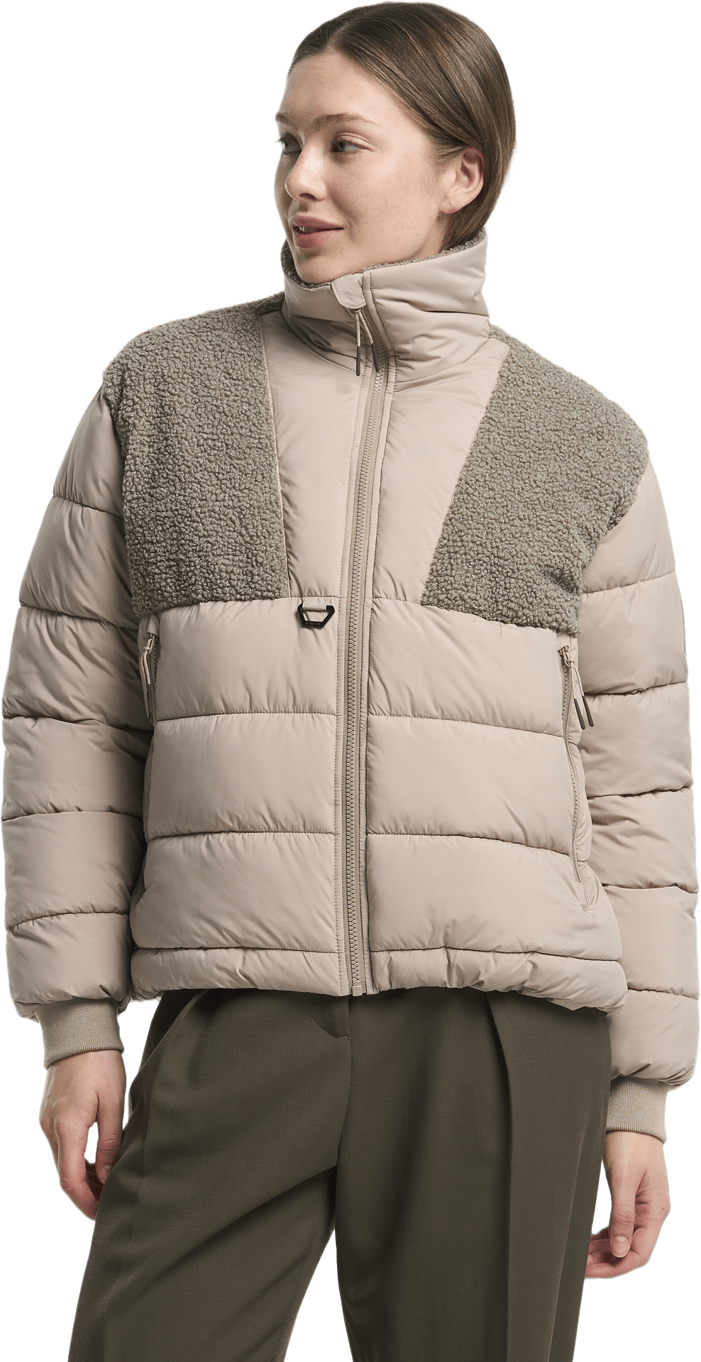 Kenun Hybrid Jacket Women, från Tenson, i färgen sand.