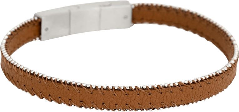 Lio Läderarmband, från by BILLGREN, i färgen brown.
