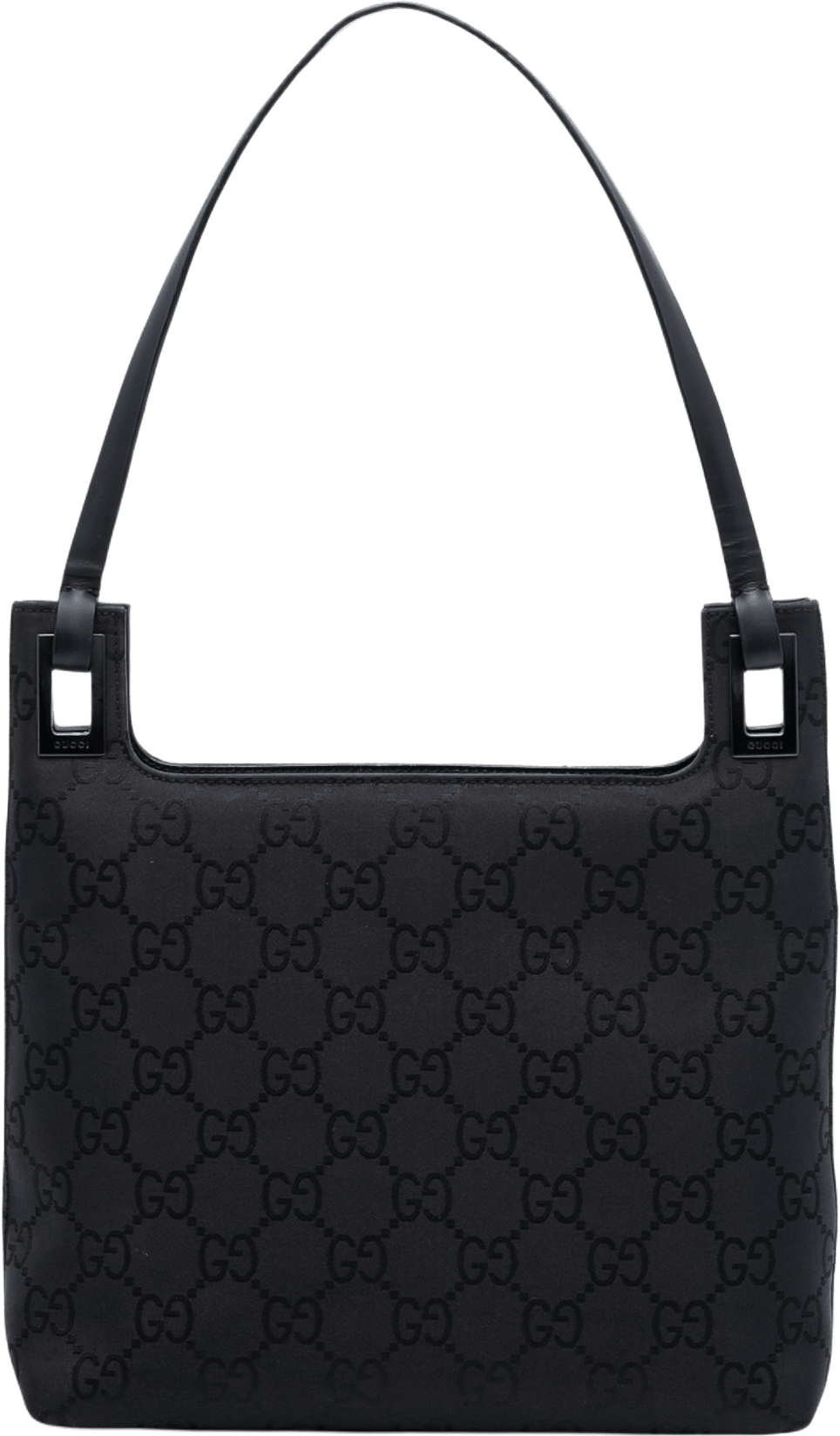 Gucci Gg Nylon Shoulder Bag, från Luxclusif, i färgen black.