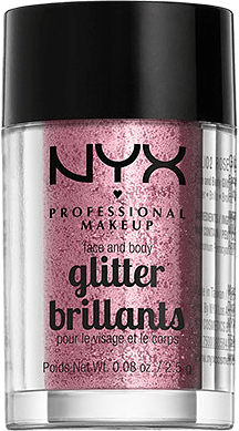 Face & Body Glitter, från NYX Professional Makeup, i färgen Pink.