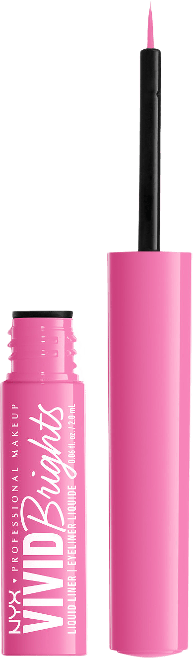 Vivid Brights Liquid Liner, från NYX Professional Makeup, i färgen Dont Pink Twice.