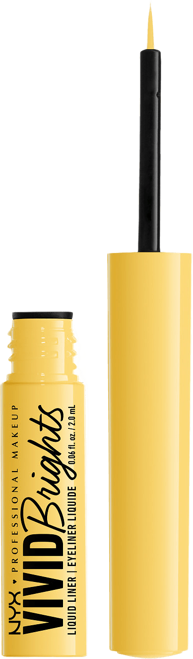 Vivid Brights Liquid Liner, från NYX Professional Makeup, i färgen Had Me At Yellow.