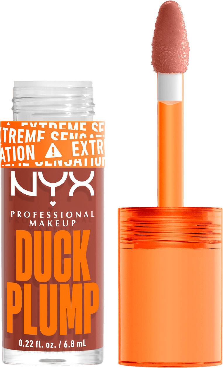 Duck Plump Lip Lacquer, från NYX Professional Makeup, i färgen Brown Of Applause.