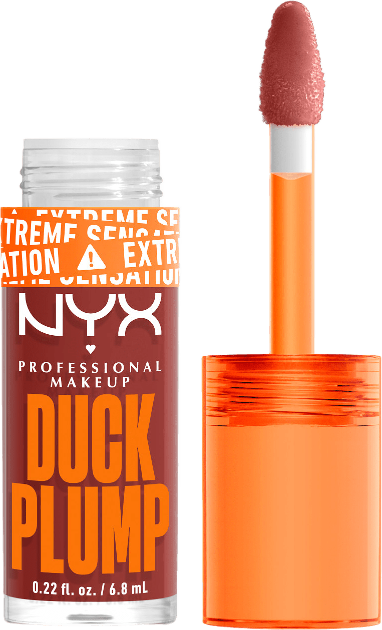Duck Plump Lip Lacquer, från NYX Professional Makeup, i färgen Brick Of Time.