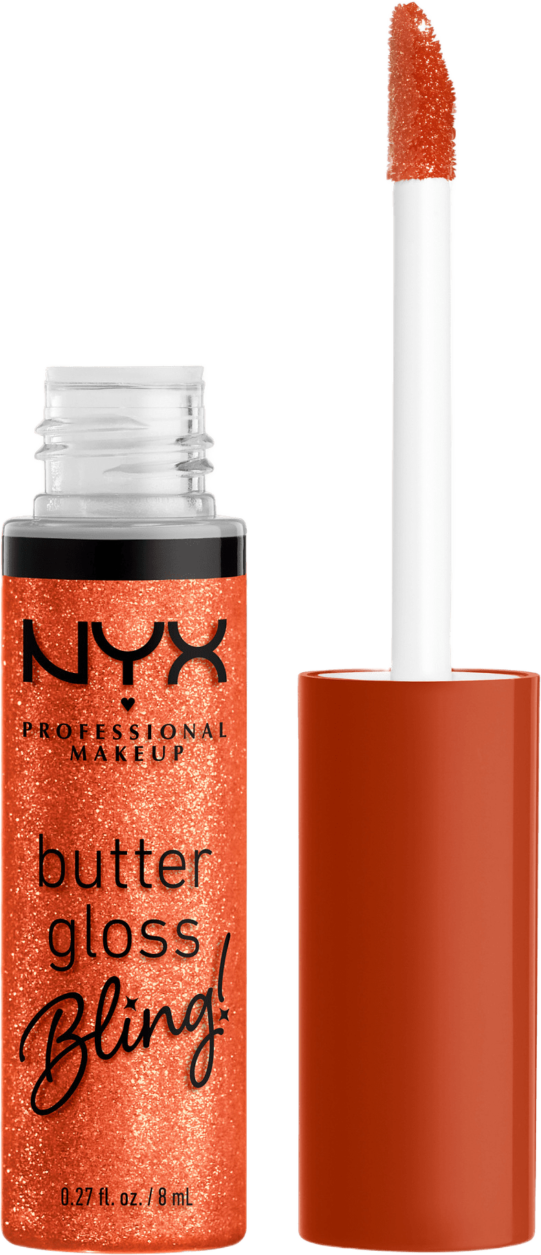 Butter Gloss Bling Lipgloss, från NYX Professional Makeup, i färgen Shimmer Down.