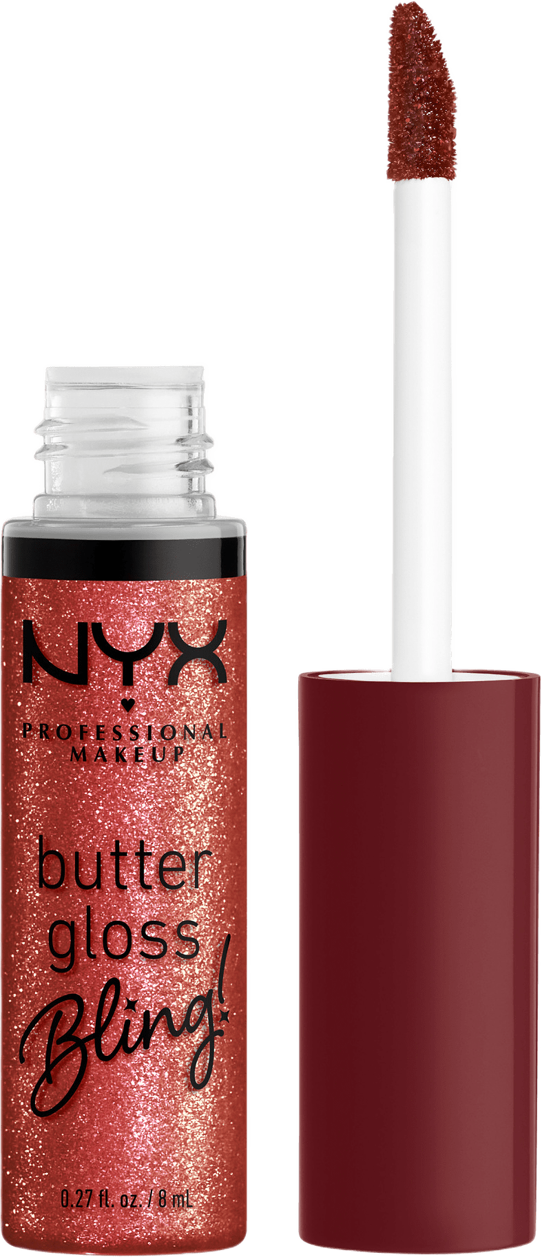 Butter Gloss Bling Lipgloss, från NYX Professional Makeup, i färgen Big Spender.