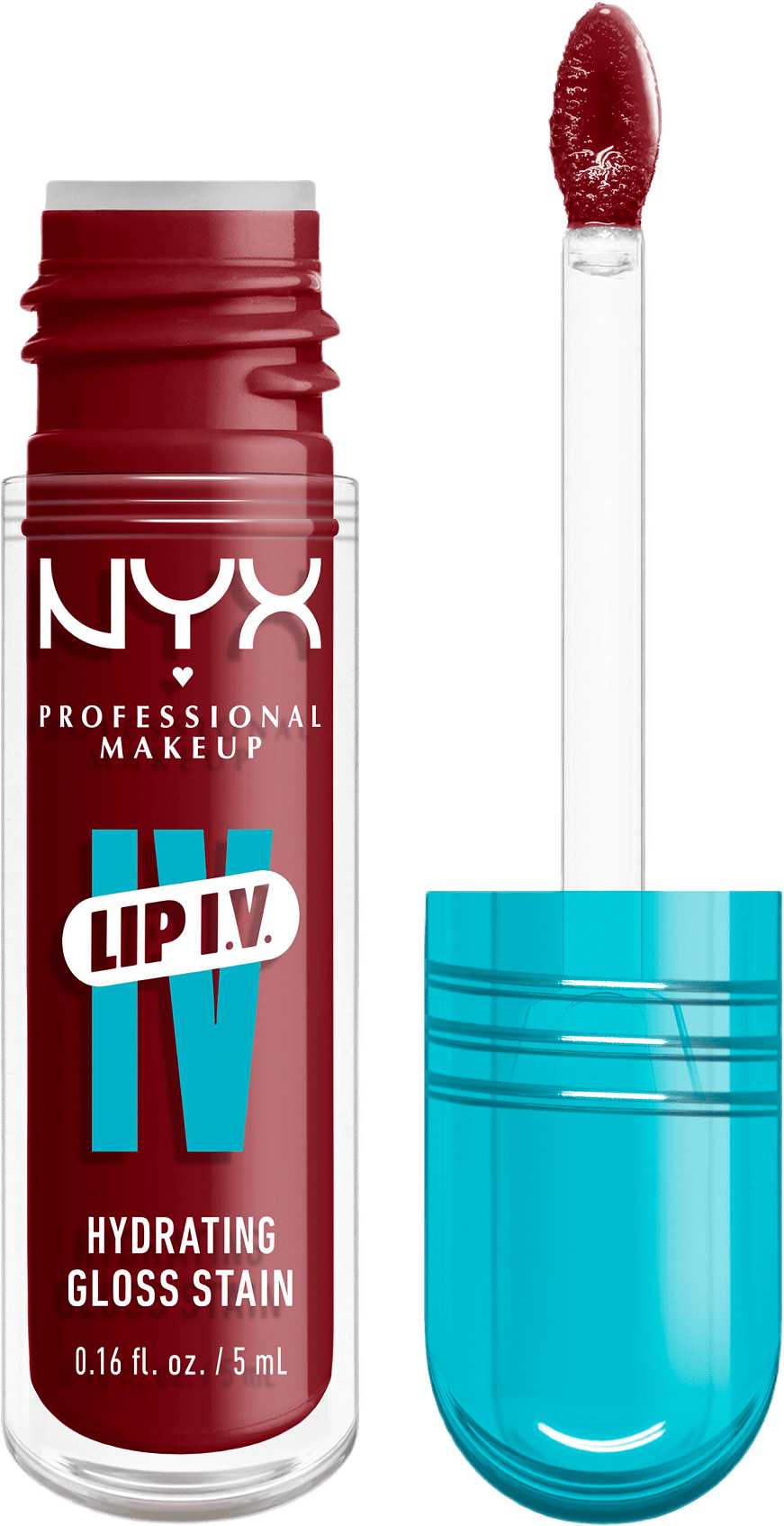 Lip I.V. Läppglans, från NYX Professional Makeup, i färgen Cranberry Splash.