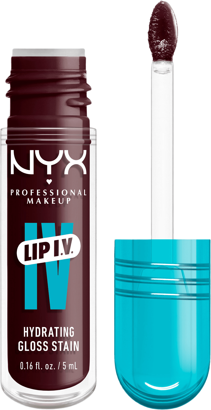 Lip I.V. Läppglans, från NYX Professional Makeup, i färgen Mauve N Moist!.