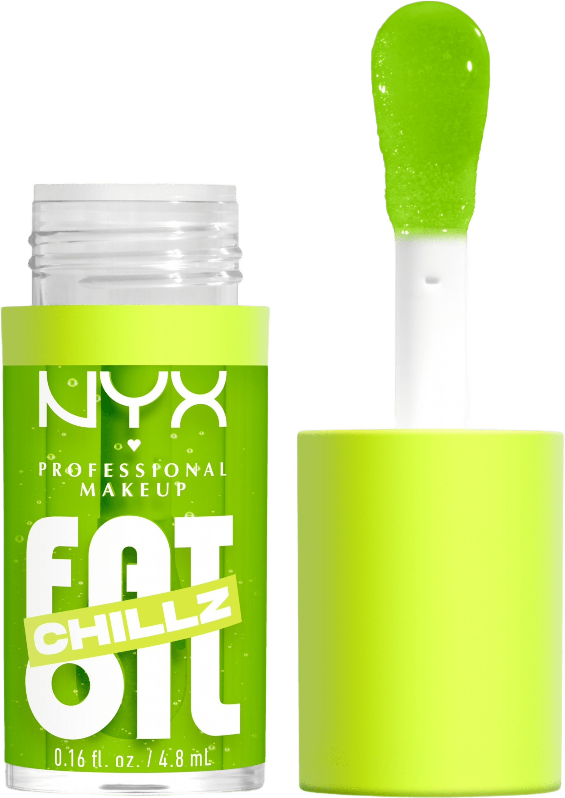 Fat Oil Chillz Lip Drip Läppolja, från NYX Professional Makeup, i färgen Kiwi Freezie.