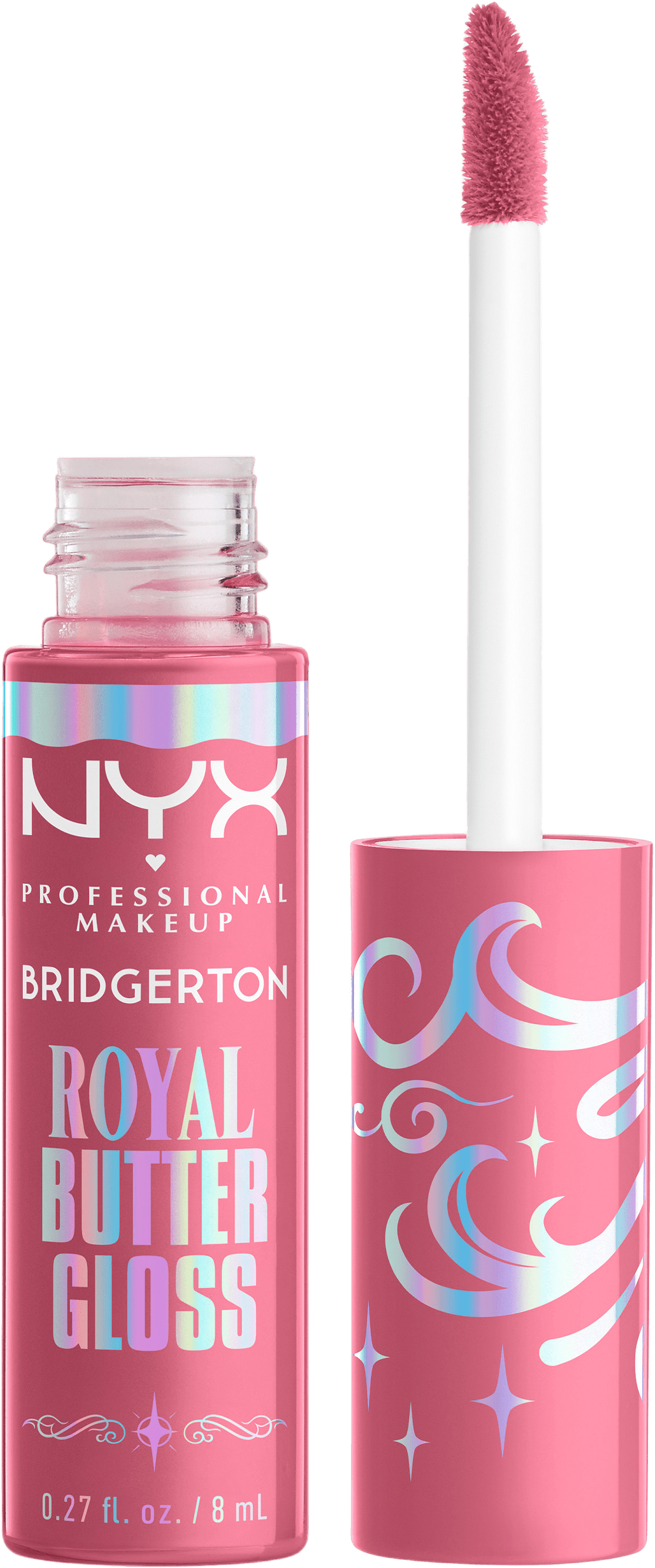 Bridgerton Royal Butter Gloss, från NYX Professional Makeup, i färgen 01.