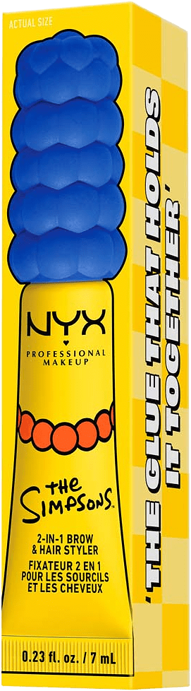 Marge Simpson Mega Glue 2-in-1 Brow & Hair Styler, från NYX Professional Makeup.