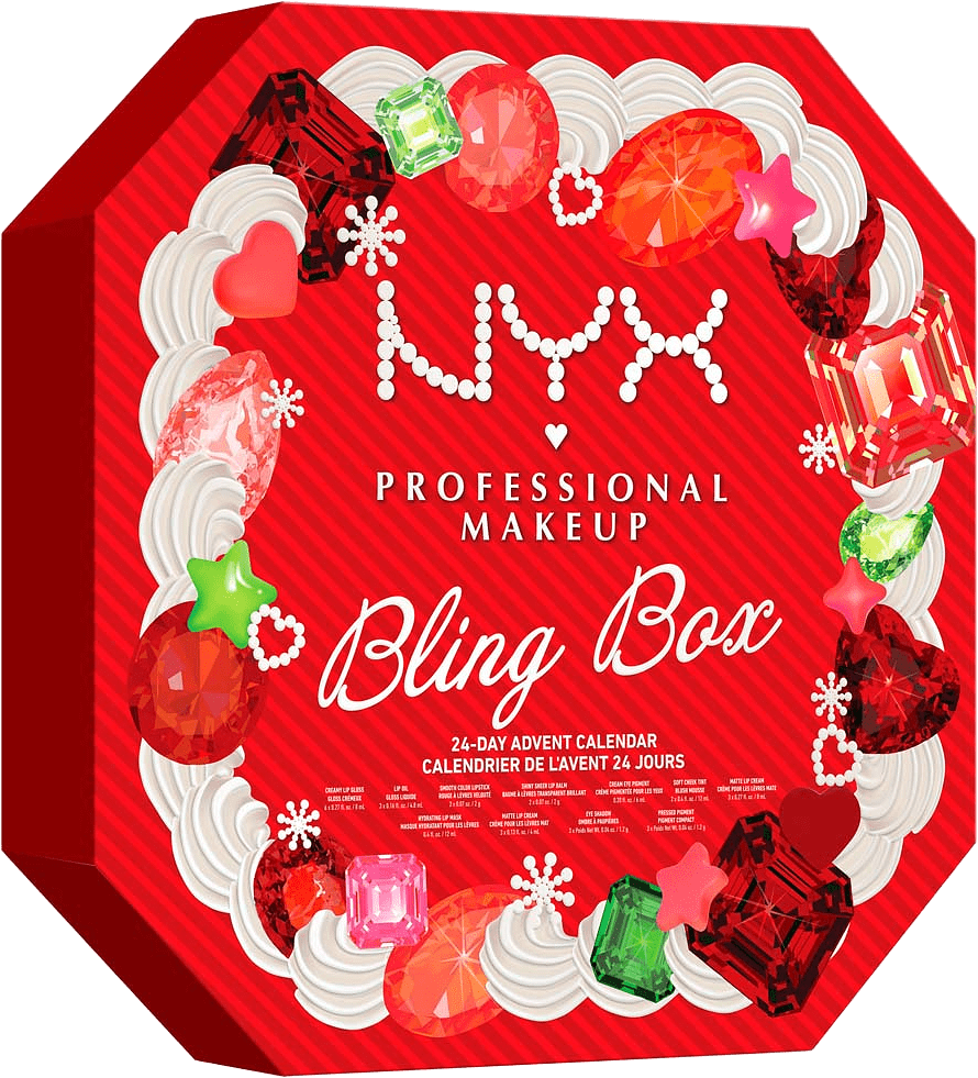 Professional Makeup, Bling Box 24 dagars julkalender, från NYX Professional Makeup.