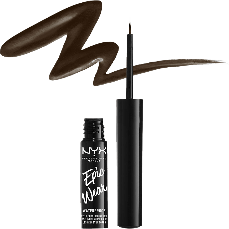 Epic Wear Liquid Liner, från NYX Professional Makeup, i färgen Brown.