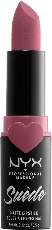 Suede Matte Lipstick, från NYX Professional Makeup, i färgen Soft Spoken.