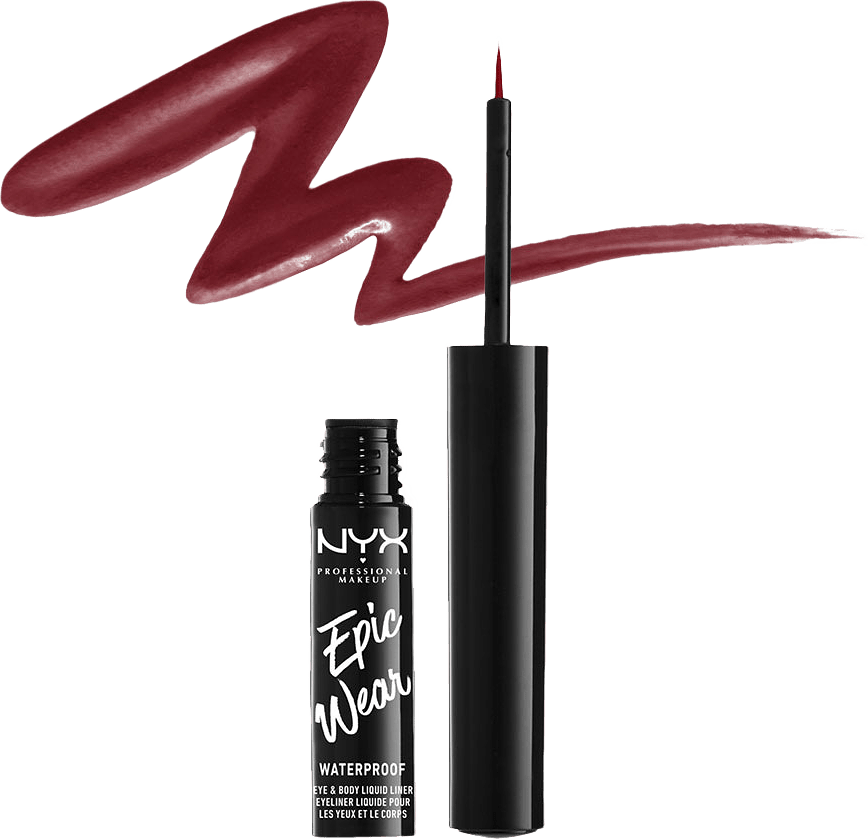 Epic Wear Liquid Liner, från NYX Professional Makeup, i färgen Red.