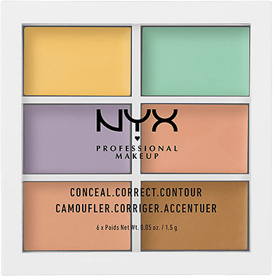 Conceal, Correct, Contour Palette, från NYX Professional Makeup, i färgen Color Correcting.