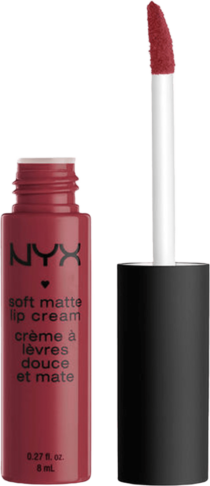 Soft Matte Lip Cream, från NYX Professional Makeup, i färgen Budapest.