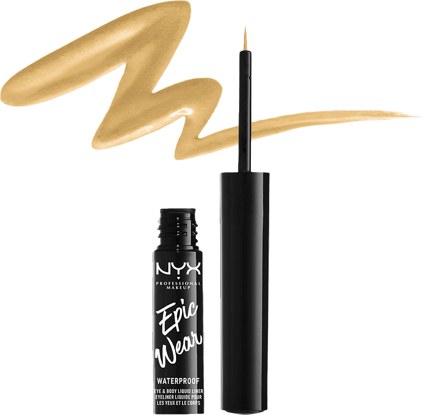 Epic Wear Liquid Liner, från NYX Professional Makeup, i färgen Yellow.