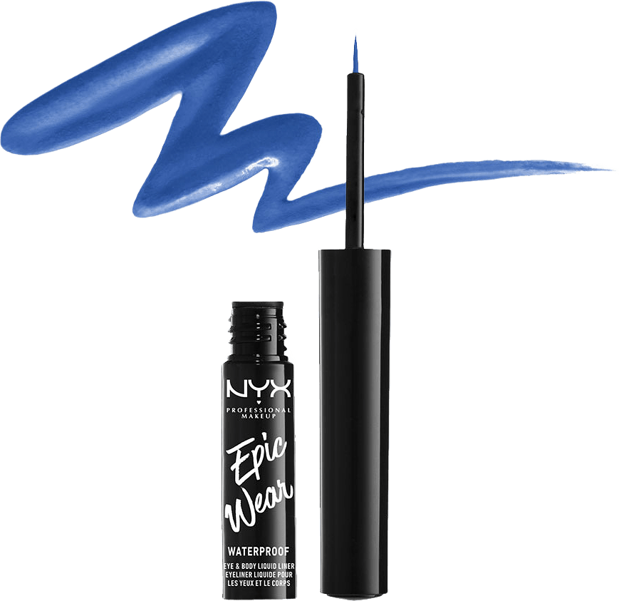 Epic Wear Liquid Liner, från NYX Professional Makeup, i färgen Sapphire.