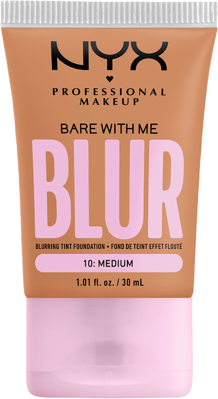 Bare With Me Blur Tint Foundation, från NYX Professional Makeup, i färgen Medium.
