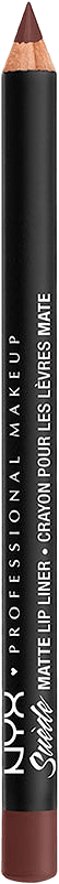 Suede Matte Lip Liner, från NYX Professional Makeup, i färgen Cold Brew.