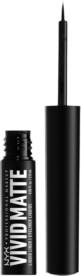 Vivid Matte Liquid Liner, från NYX Professional Makeup, i färgen Black.