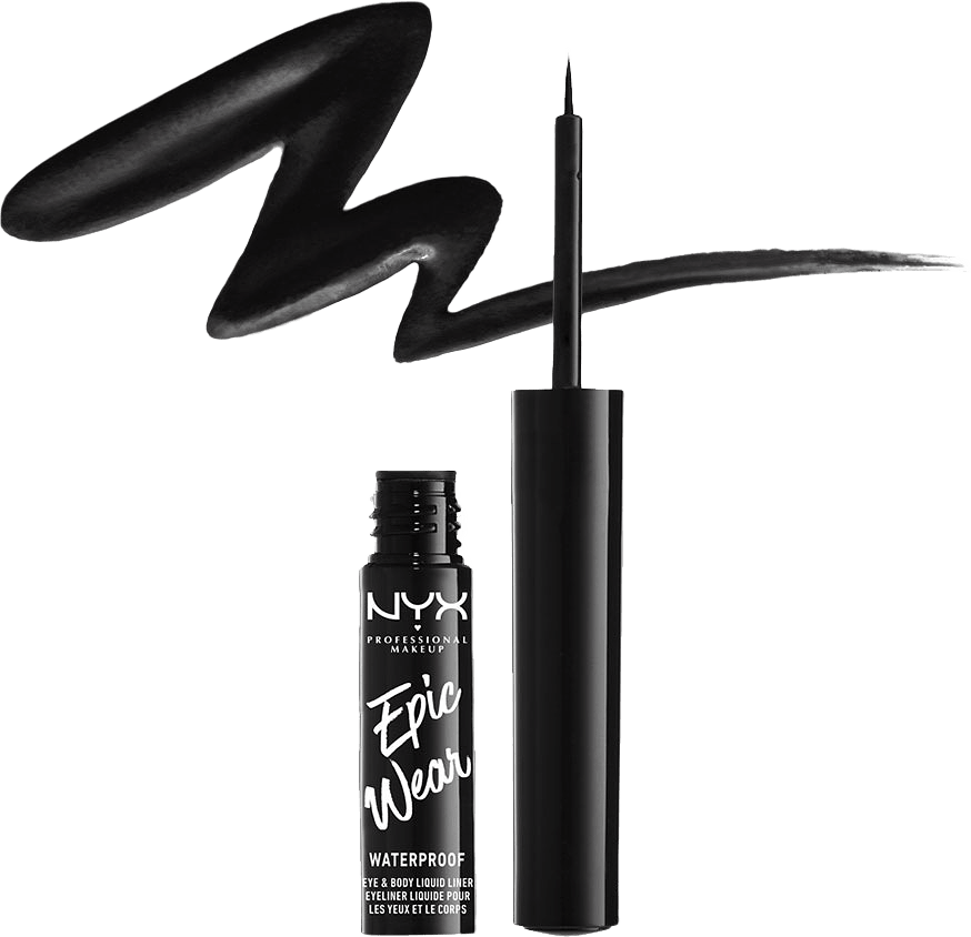 Epic Wear Liquid Liner, från NYX Professional Makeup, i färgen Black.