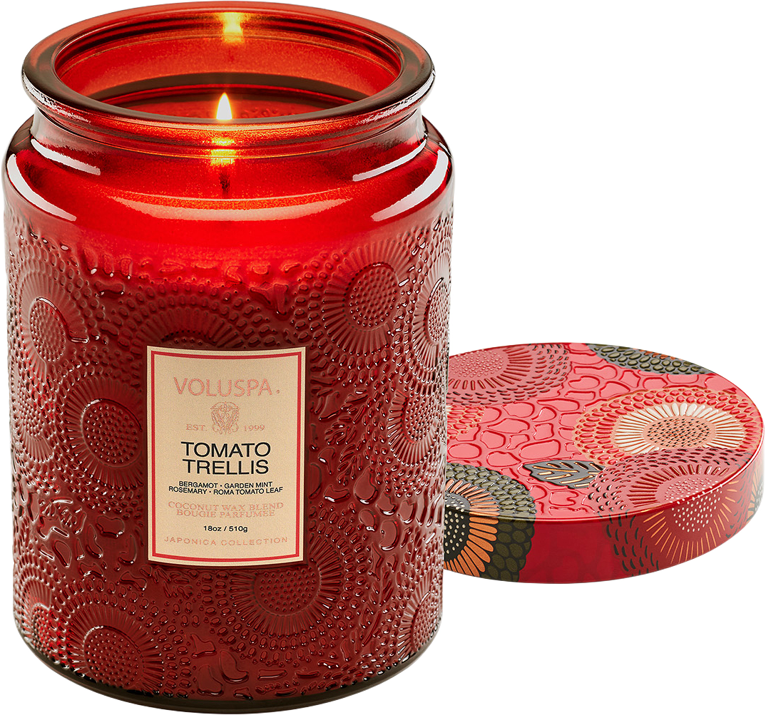 Tomato Trellis Large Jar, från Voluspa.