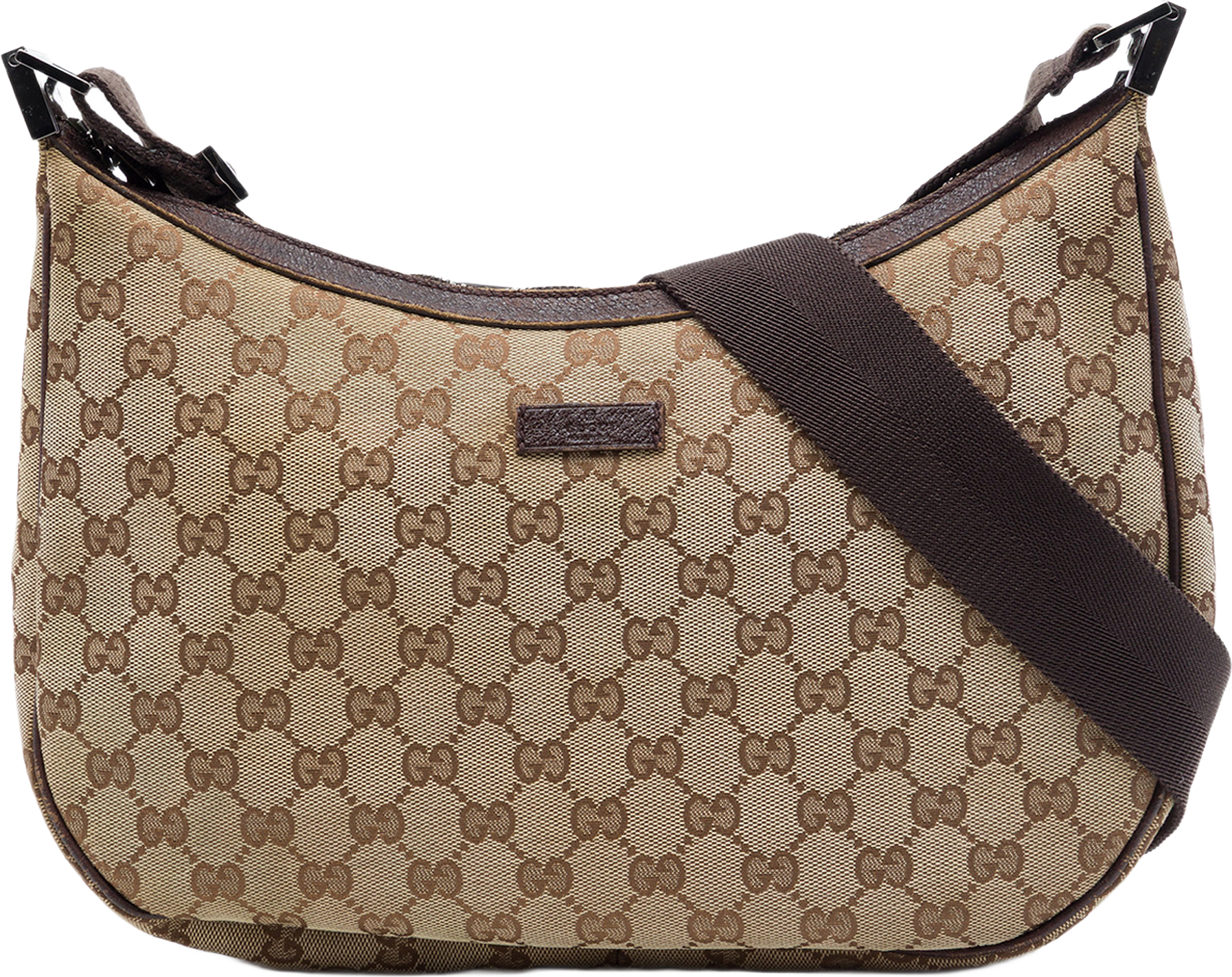 Gucci Gg Canvas Crossbody, från Luxclusif, i färgen beige.
