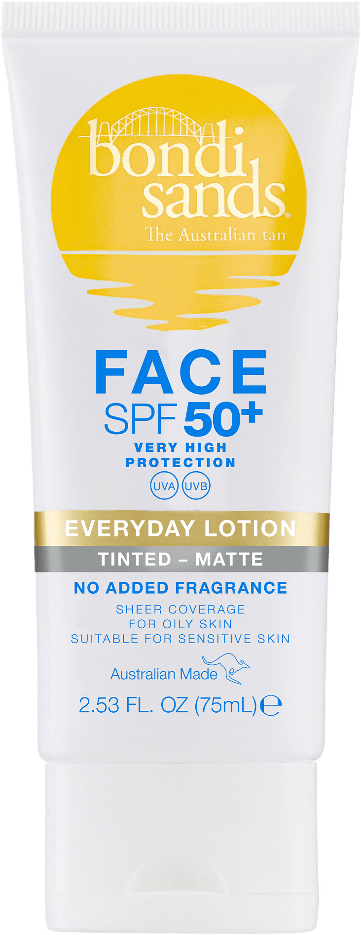 Spf 50+ Everyday Matte Tinted Face Lotion, från Bondi Sands.