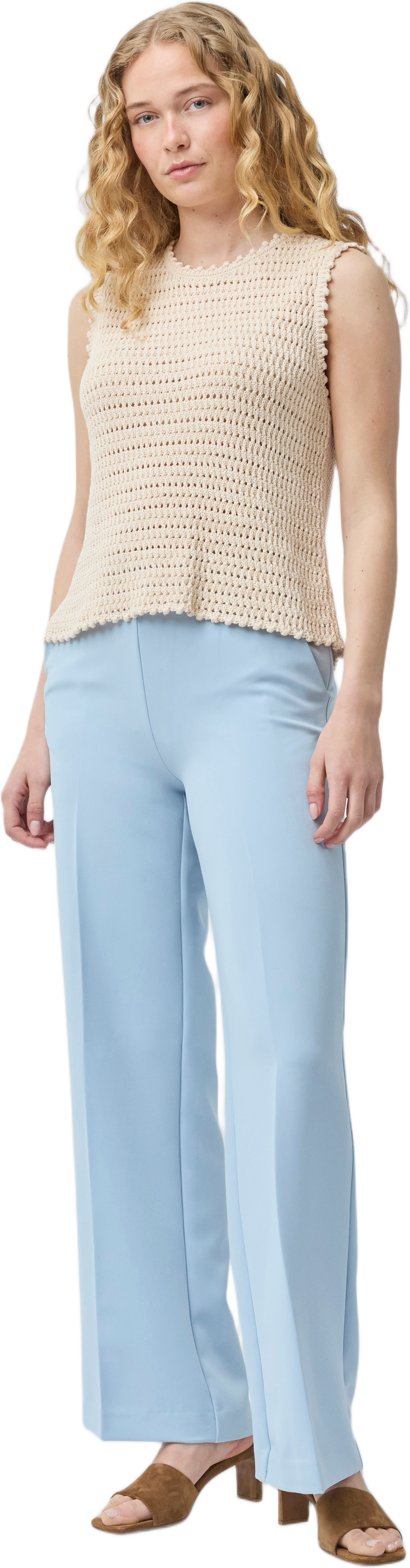 Miemd Top, från Modström, i färgen summer sand.