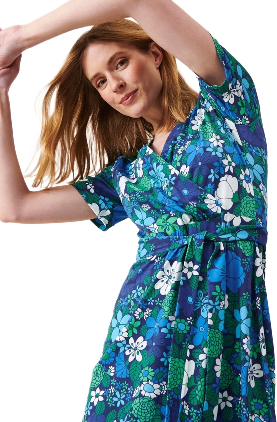 Michaela Dress, från Jumperfabriken, i färgen blue.