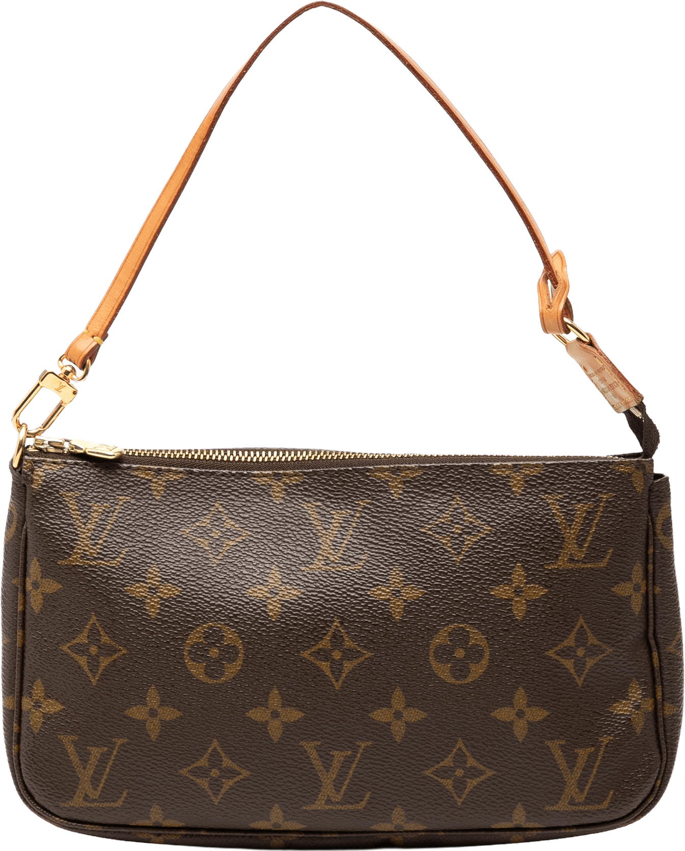 Louis Vuitton Monogram Pochette Accessoires, från Luxclusif, i färgen brown.