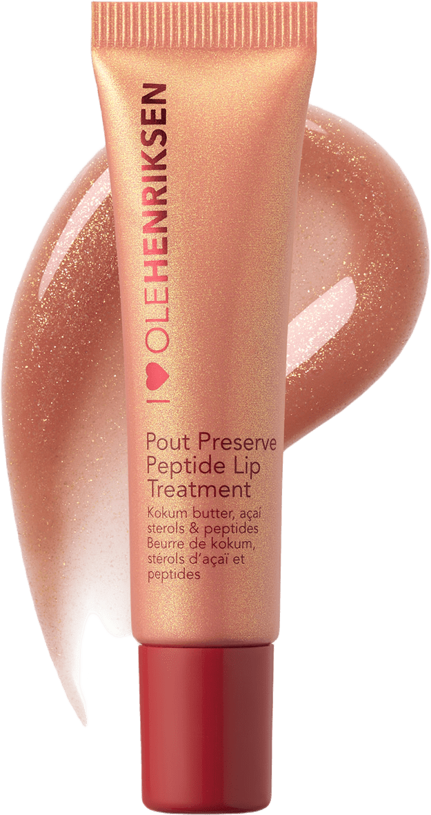 Lip Treatment Shimmer, från Ole Henriksen, i färgen Strawberry Sortbet Glimmer.