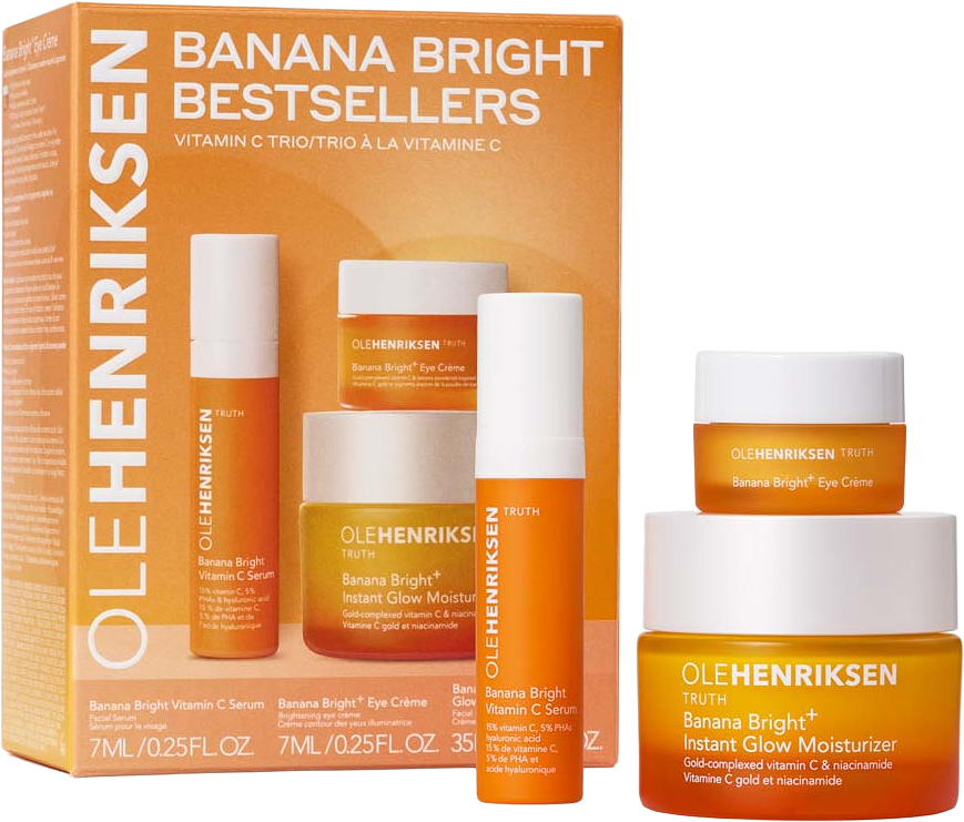 SETS Banana Bright + Bestsellers mini set, från Ole Henriksen.