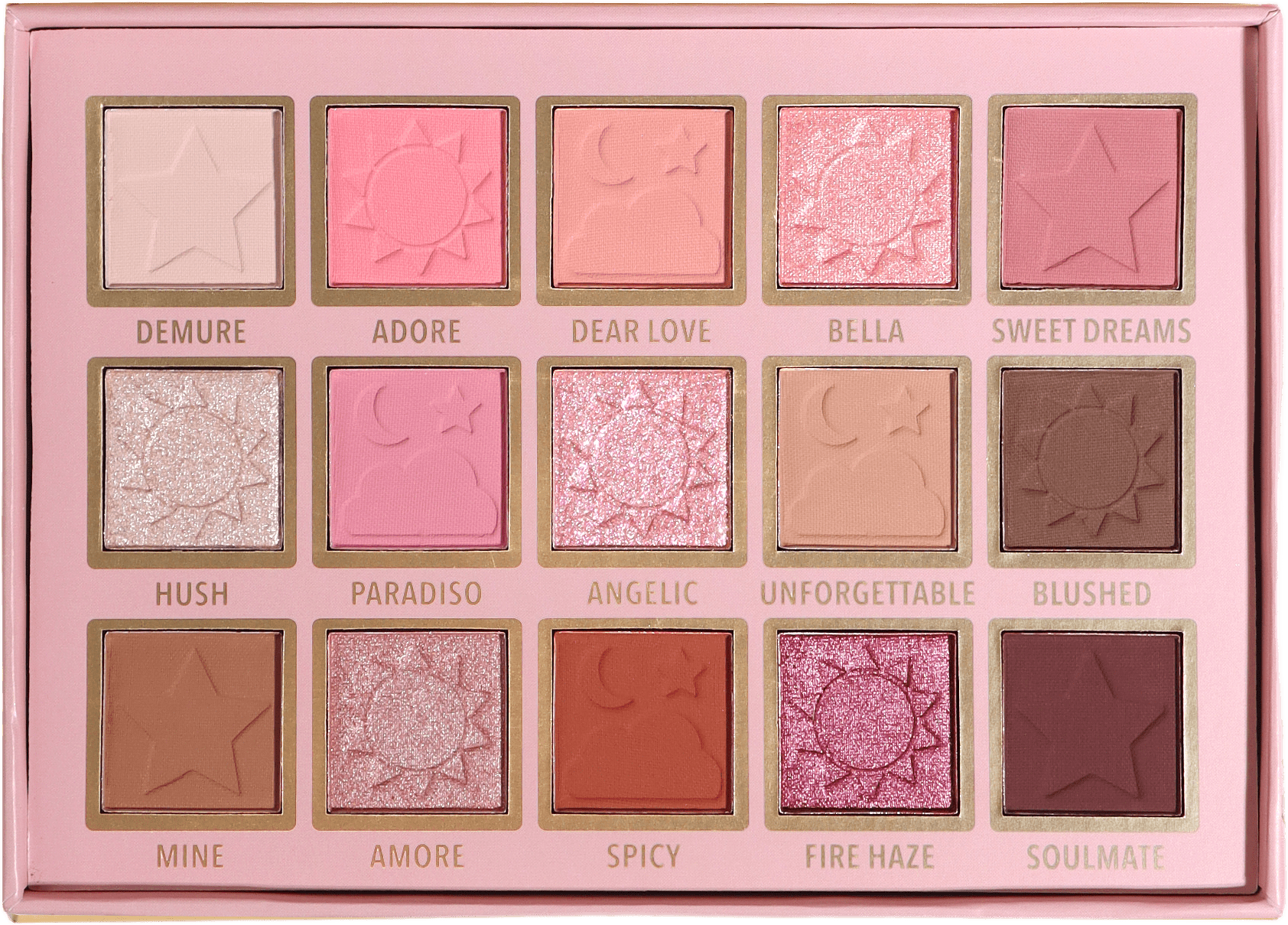 Celestial Love Pressed Pigment Palette, från MOIRA, i färgen Pigment Palette.